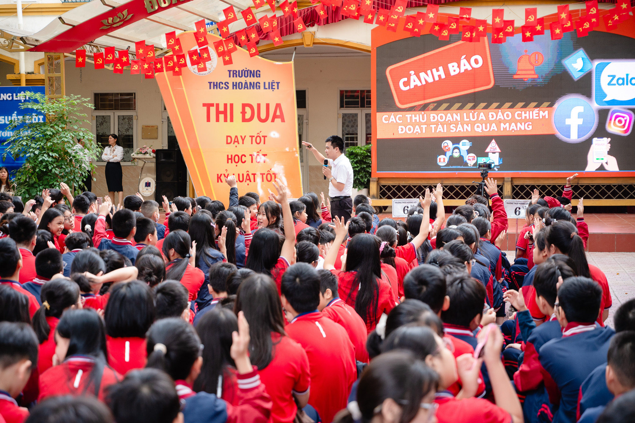 Đào Tạo Kỹ Năng An Toàn THCS Hoàng Liệt